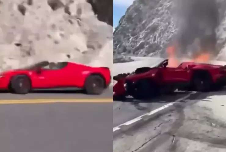 Accidente vince zampella