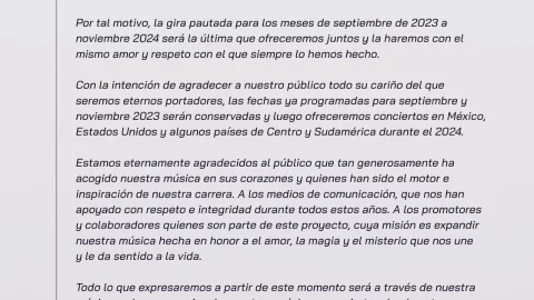 los-temerarios-comunicado-separacion
