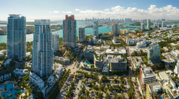 Vista aérea Palm Beach, Florida