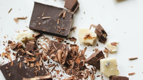 trabajadores chocolate contenedor