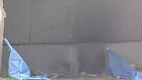 persona calcinada puente Gustavo A. Madero