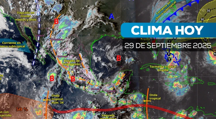 clima 29 de septiembre en CDMX y Edomex