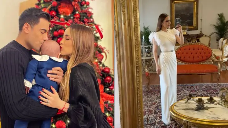 Así fue el bautizo de León, hijo de Carlos Rivera y Cynthia Rodríguez (VIDEO)