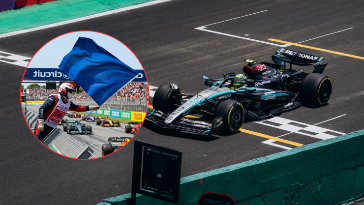 Qué significa bandera azul en la Fórmula 1 reglamento FIA
