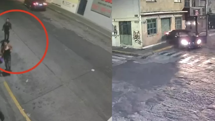 VIDEO: Chofer agredió a pasajera, le quitó su bolso y su taxi terminó chocando