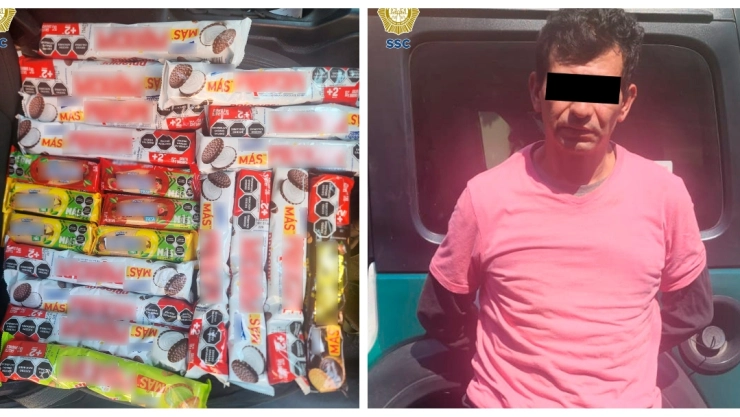 Detienen nuevamente a ladrón de galletas en Gustavo A. Madero