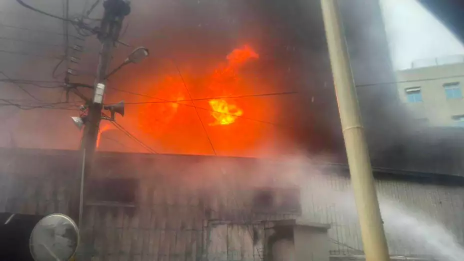 Incendio en un hospital de la región del sur de Taiwán.