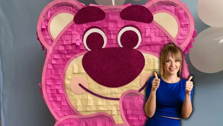 3 diseños de piñatas caseras de Lotso, el oso de Toy Story; ideales para los cumpleaños de los niños