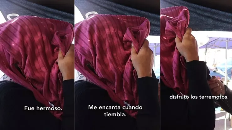 Señora ama los temblores