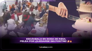 Boda termina en BRUTAL pelea; invitados se agarran a sillazos por el postre: Video impactante