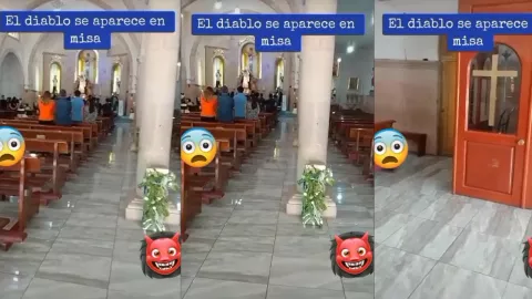 Diablo se aparece en una misa