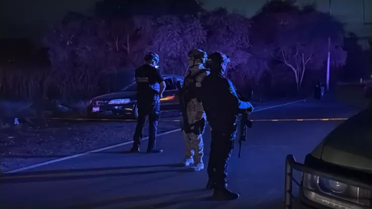 Policías asesinados sobre La Costerita, Culiacán