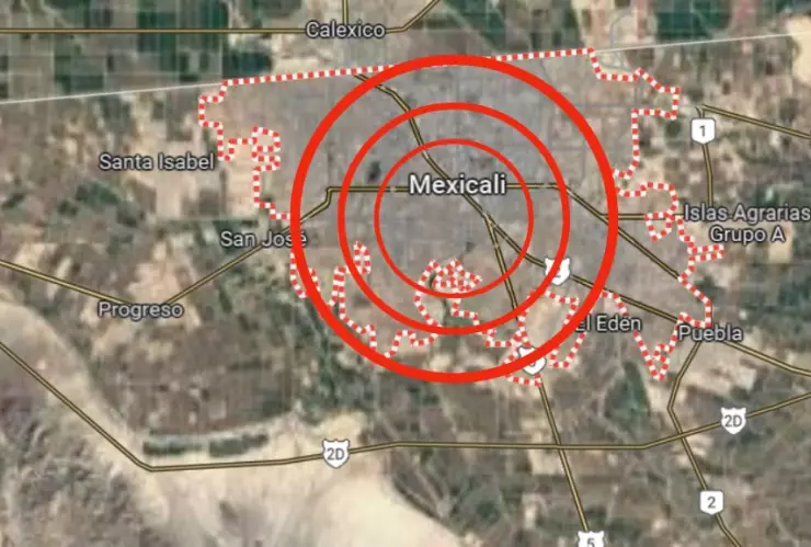 Sismo en Mexicali