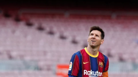Messi en el Camp Nou
