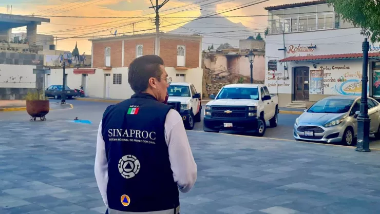 Protección Civil volcán Popocatépetl