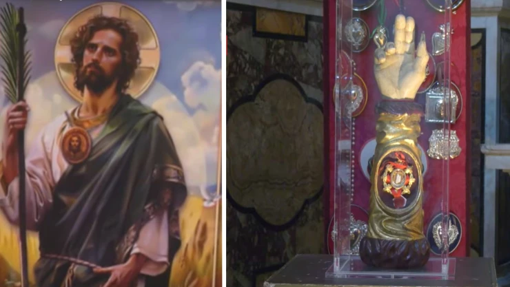 ¿Cómo es la reliquia de San Judas Tadeo?