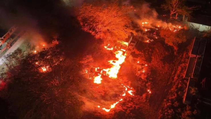 Incendio Tuxtla