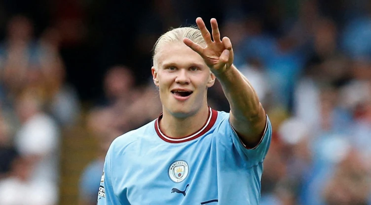 Erling Haaland con Hat Trick con Manchester City