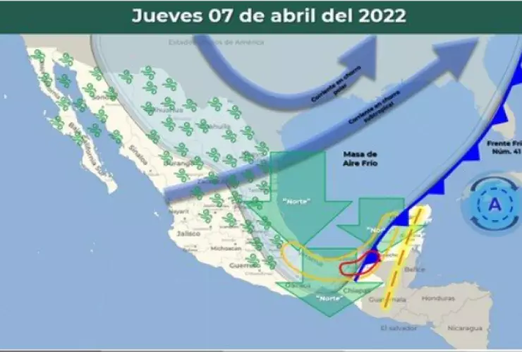 clima 7 de abril méxico