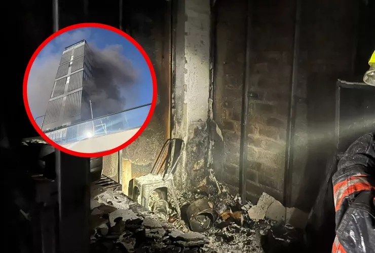 ¿Cuál fue el saldo del incendio en una torre de la colonia Ciudad Granja en Zapopan?