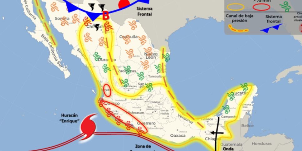 clima mexico 27 de junio