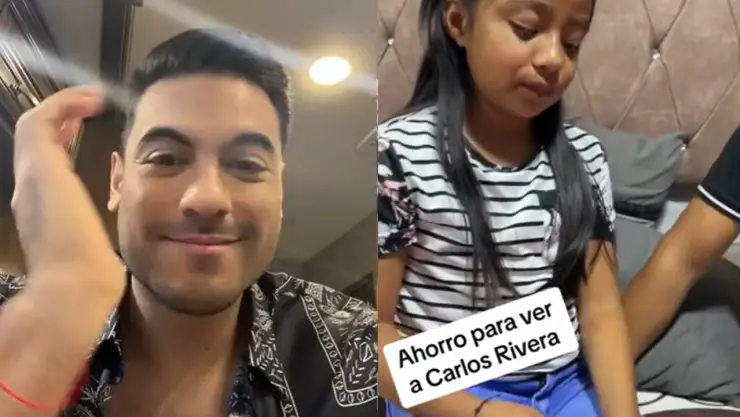 VIDEO: Niña ahorra por 3 años para ver a Carlos Rivera; el cantante le da una sorpresa
