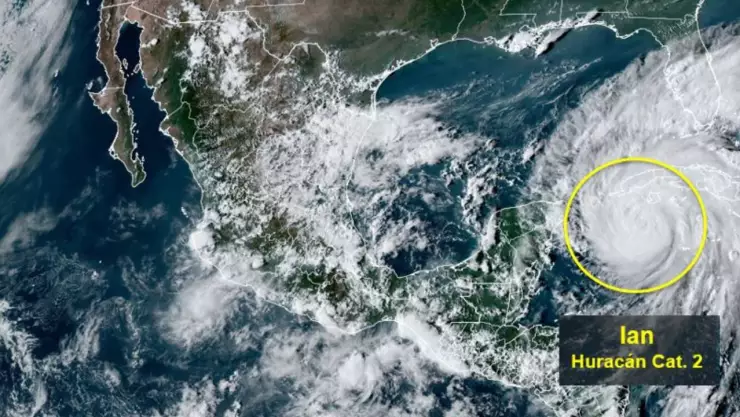Recomendaciones por cercanía del huracán Ian en la Península de Yucatán