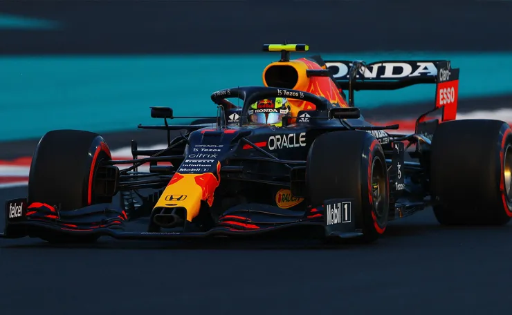 Checo Pérez en Abu dabi