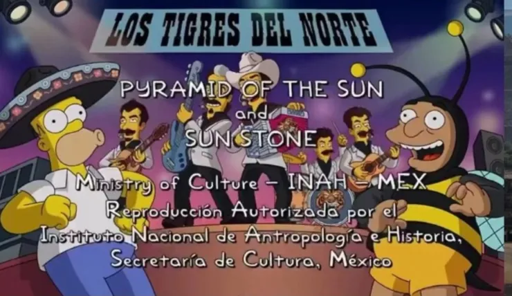 INAH Los Tigres del Norte Los Simpson