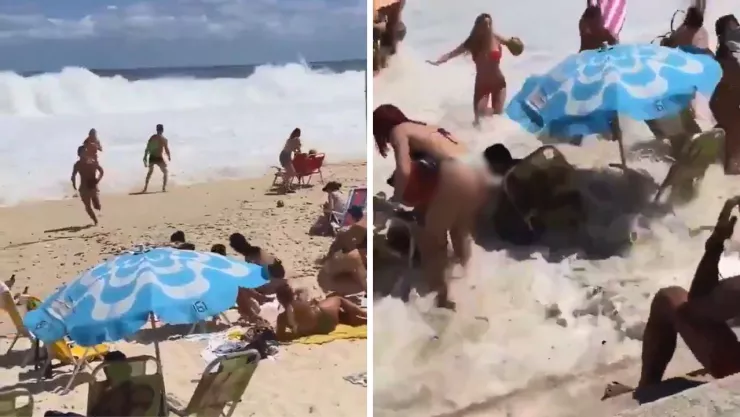 El momento quedó registrado en video y se viralizó en redes