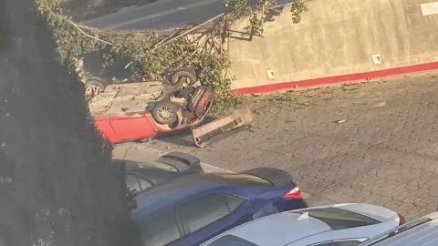 Accidente en universidad de Tijuana