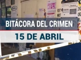 Bitácora del Crimen del 15 de abril de 2024.