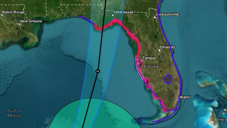 TRAYECTORIA DEL HURACÁN HELENE