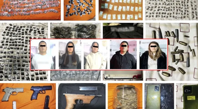 CDMX: Encuentran más de mil dosis de droga y 200 cartuchos en la GAM