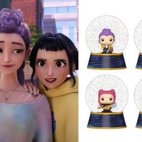 Lanzan nuevas figuras de colección de Kpop Demon Hunters, versión glitter globe, perfectas para regalar a un fan