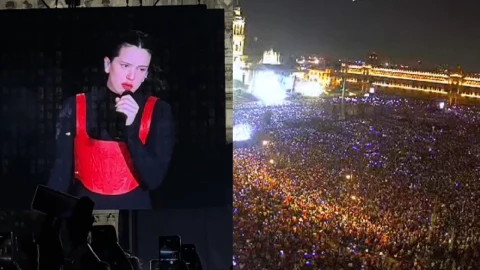 concierto de rosalía en el zócalo