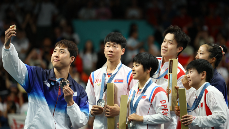 Atletas olímpicos de Corea delSur y Corea del Norte en París 2024