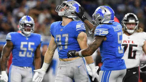 Aidan Hutchinson, ala defensiva de los Detroit Lions