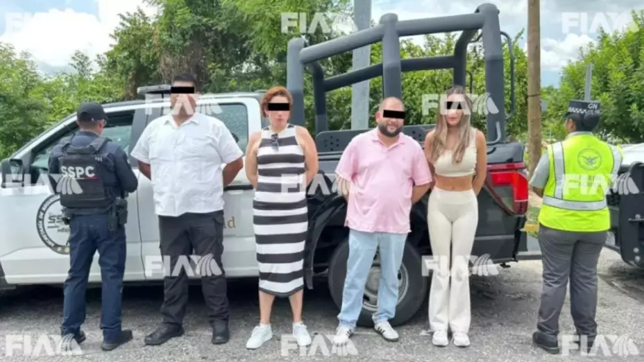 Liberan a Miss Guerrero 2024 tras detención en la Acapulco–Chilpancingo; familiares lo confirman. En la imagen se observa el operativo de la Guardia Nacional deteniendo a los implicados.