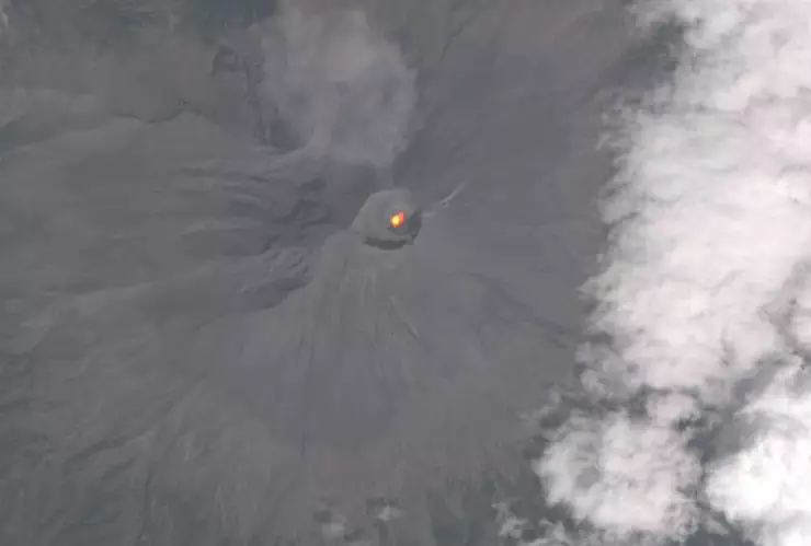 domo de lava del Popocatépetl