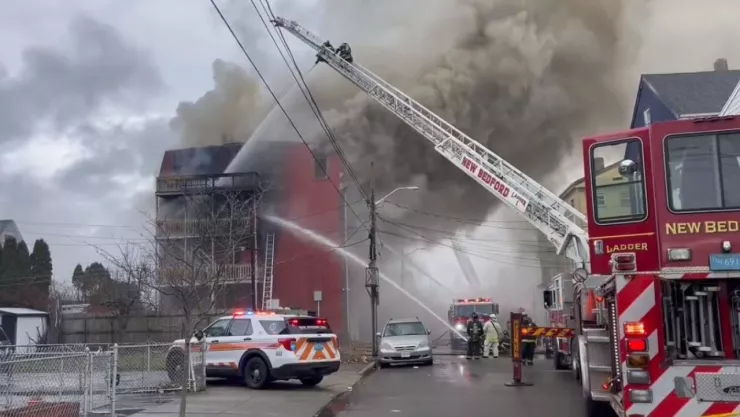 Incendio en Massachusetts Estados Unidos