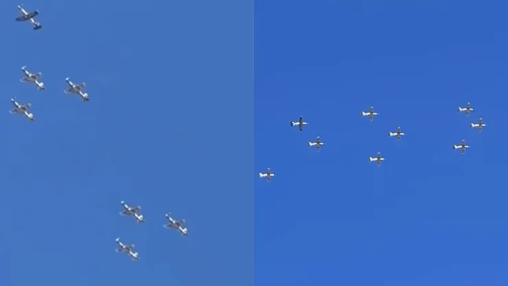Fuerza Aérea Mexicana sobrevuela México: ¿Por qué hay aviones en CDMX y Edomex?