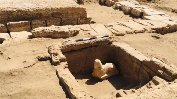 ¡Es magnífica! Encuentran una antigua y extraña esfinge en Egipto