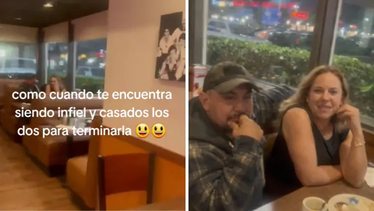 La confrontación fue grabada por la esposa y compartida en redes sociales