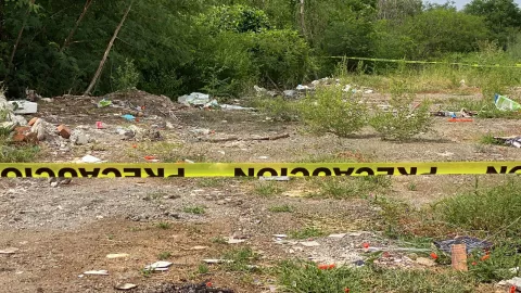 Hallan a bebé muerto en terreno en Culiacán.