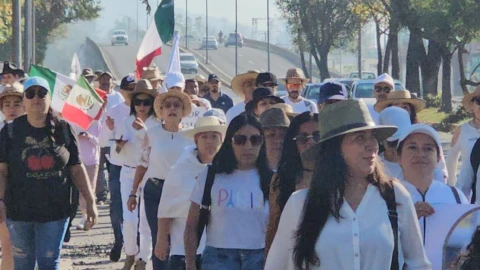 Marcha en Uruapan
