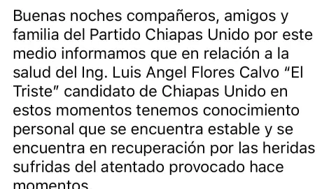 Ataque armado en rayón