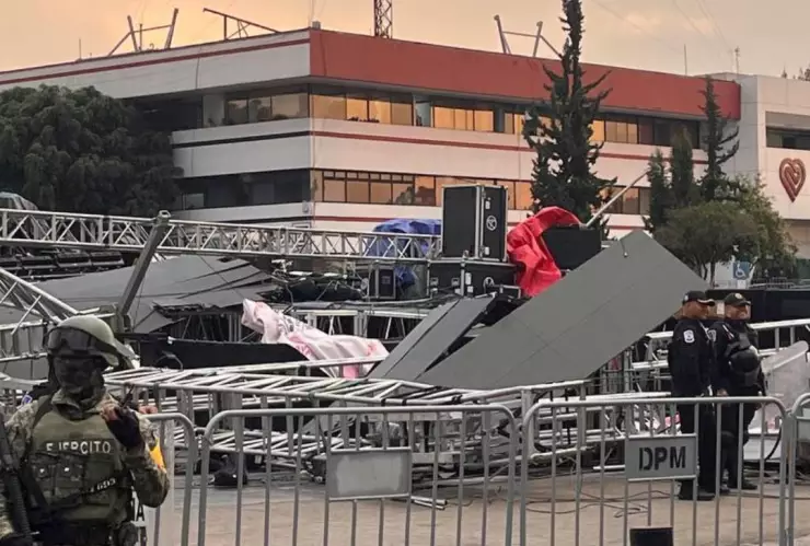 Se cae el escenario en la GAM