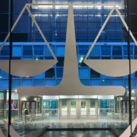La Corte Penal Internacional en La Haya, Holanda.