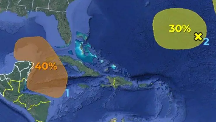 Evolución de los ciclones tropicales que están cerca de Yucatán